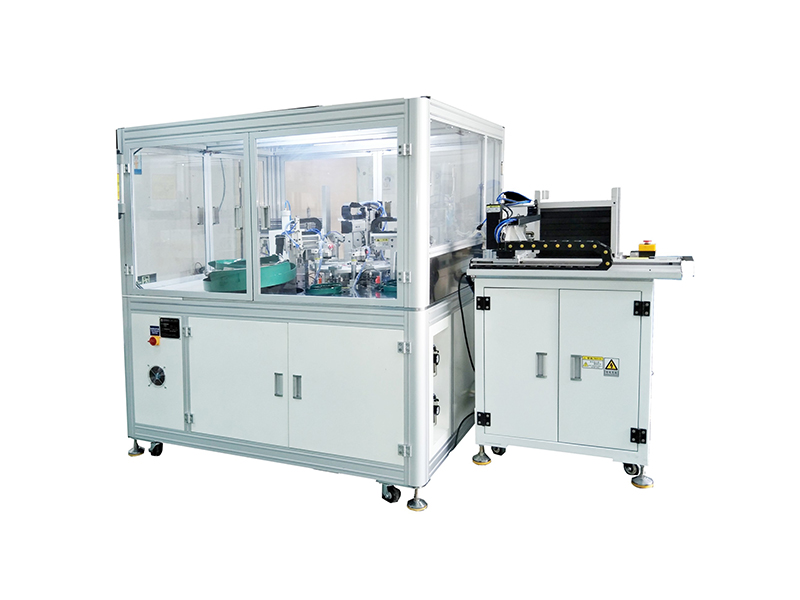 散熱器自動(dòng)點(diǎn)膠、鎖付、組裝一體機(jī)